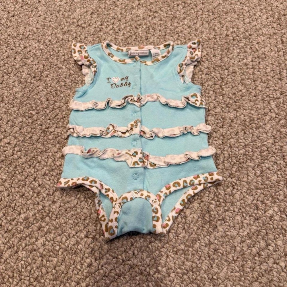 First Impressions Girls I Love My Daddy One Piece Size 0-3 Months